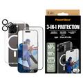 Conjunto de proteção 3 em 1 PanzerGlass para iPhone 16 Pro Max