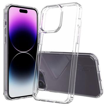 Capa Híbrida Resistente a Riscos para iPhone 16 Pro Max - Transparente