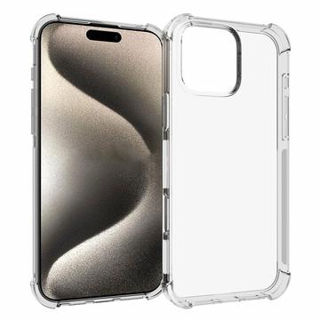 Capa de TPU Resistente a Choques para iPhone 16 Pro Max - Transparente