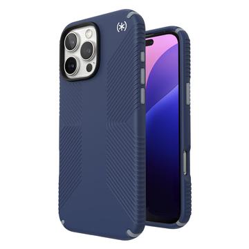 Capa híbrida Speck Presidio2 Grip para iPhone 16 Pro Max - Azul