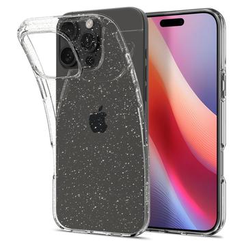 Capa Spigen Liquid Crystal Glitter para iPhone 16 Pro Max - Transparente