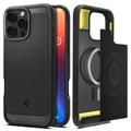 Capa de TPU Spigen Rugged Armor Mag para iPhone 16 Pro Max - Preto