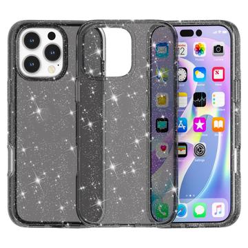 Capa Híbrida Stylish Glitter Series para iPhone 16 Pro Max