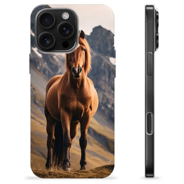 Capa de TPU - iPhone 16 Pro Max - Cavalo