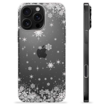 Capa de TPU - iPhone 16 Pro Max - Flocos de Neve