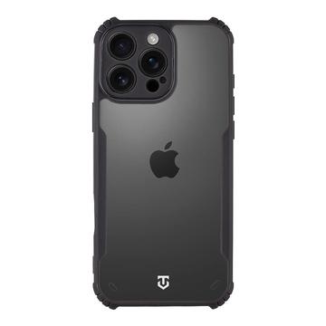 Capa com cantos reforçados Tactical Quantum Stealth para iPhone 16 Pro Max - Transparente / Preto