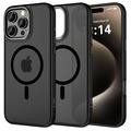 Capa Tech-Protect MagEdge para iPhone 16 Pro Max - Compatível com MagSafe - Preto mate / Metálico