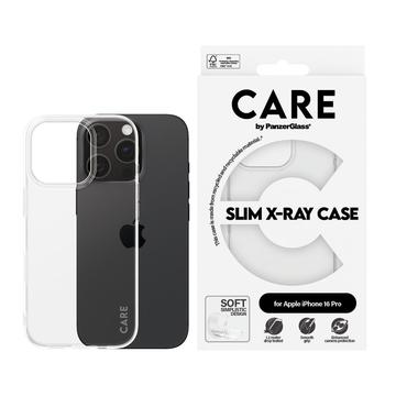 Capa para iPhone 16 Pro PanzerGlass Care Fashion Slim X-Ray - Transparente