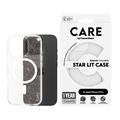 Capa PanzerGlass Care Star Lit para iPhone 16 Pro - Compatível com MagSafe - Branco