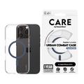 Capa PanzerGlass Care Transparent Urban Combat para iPhone 16 Pro - Compatível com MagSafe - Azul