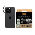 Protetor de lente de câmara PanzerGlass Hoops para iPhone 16 Pro/16 Pro Max - Preto