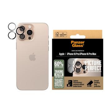 Protetor de Lente de Câmara PanzerGlass PicturePerfect para iPhone 16 Pro/16 Pro Max