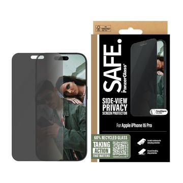 Protetor de ecrã de vidro temperado para iPhone 16 Pro PanzerGlass Safe Privacy Ultra-Wide Fit - 9H