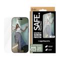 Protetor de ecrã de vidro temperado PanzerGlass Safe Ultra-Wide Fit para iPhone 16 Pro - 9H - Transparente