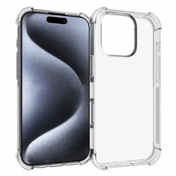 Capa de TPU Resistente a Choques para iPhone 16 Pro - Transparente