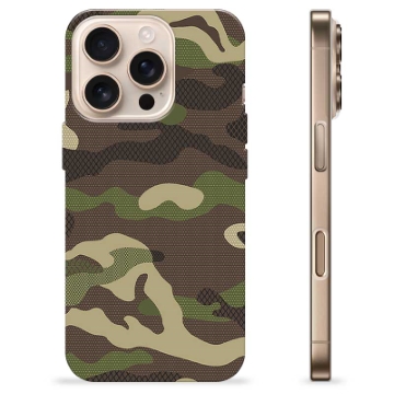 Capa de TPU - iPhone 16 Pro - Camuflagem