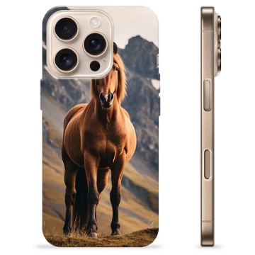 Capa de TPU - iPhone 16 Pro - Cavalo