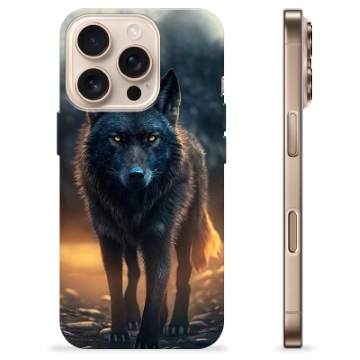 Capa de TPU - iPhone 16 Pro - Lobo