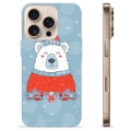 Capa de TPU - iPhone 16 Pro - Urso de Natal