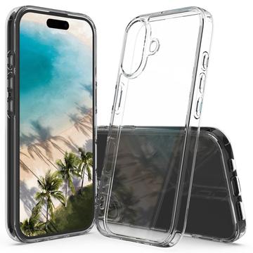 Capa Híbrida Resistente a Riscos para iPhone 16 - Transparente