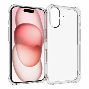 Capa de TPU Resistente a Choques para iPhone 16 - Transparente