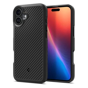 Capa de TPU Spigen Core Armor para iPhone 16 - Preto