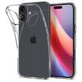 Capa de TPU Spigen Liquid Crystal para iPhone 16 - Transparente