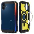 Capa Spigen Tough Armor Mag para iPhone 16 - Azul Marinho