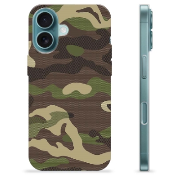 Capa de TPU - iPhone 16 - Camuflagem