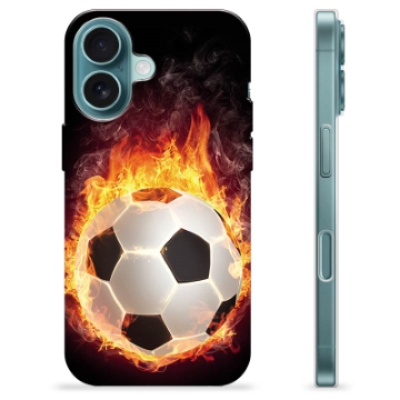 Capa de TPU - iPhone 16 - Chama do Futebol