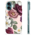 Capa de TPU - iPhone 16 - Flores Românticas