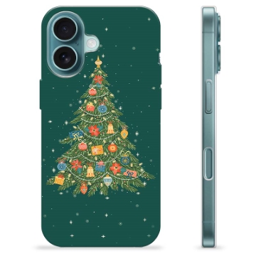 Capa de TPU - iPhone 16 - Árvore de Natal