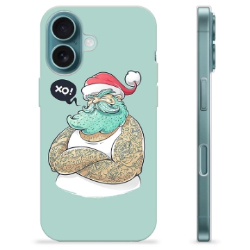 Capa de TPU - iPhone 16 - Pai Natal Moderno