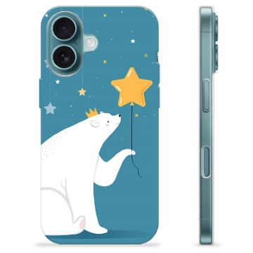 Capa de TPU - iPhone 16 - Urso Polar