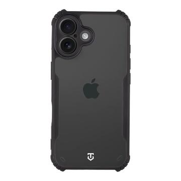 Capa com cantos reforçados Tactical Quantum Stealth para iPhone 16 - Transparente / Preto