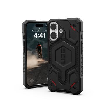 Capa magnética UAG Monarch Pro Kevlar para iPhone 16 - Preto