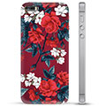 Capa de TPU para iPhone 5/5S/SE  - Flores Vintage