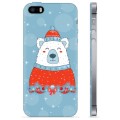 Capa de TPU para iPhone 5/5S/SE  - Urso de Natal