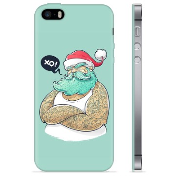 Capa de TPU para iPhone 5/5S/SE  - Pai Natal Moderno