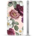 Capa de TPU para iPhone 5/5S/SE  - Flores Românticas