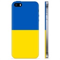 Capa de TPU Bandeira da Ucrânia  para iPhone 5/5S/SE  - Amarelo e azul claro