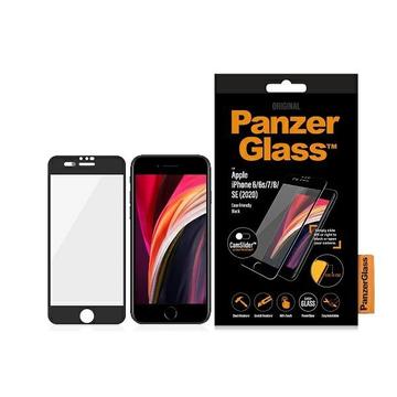 Protetor de Ecrã PanzerGlass Case Friendly CamSlider para iPhone 6/6S/7/8/SE (2020)/SE (2022) - Borda Preta