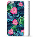 Capa de TPU para iPhone 6 / 6S  - Flores Tropicais