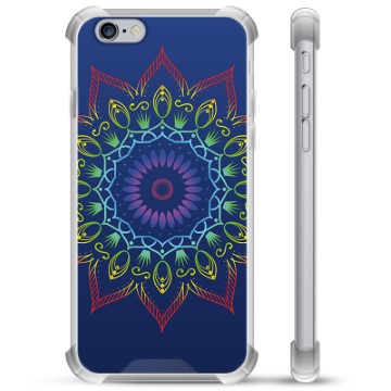 Capa Híbrida para iPhone 6 Plus / 6S Plus  - Mandala Colorida