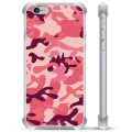 Capa Híbrida para iPhone 6 Plus / 6S Plus  - Camuflagem Rosa