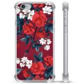 Capa Híbrida para iPhone 6 Plus / 6S Plus  - Flores Vintage