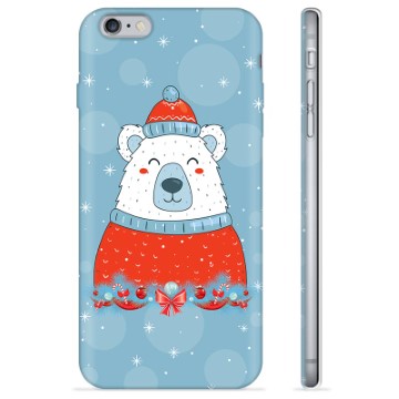 Capa de TPU para iPhone 6 / 6S  - Urso de Natal