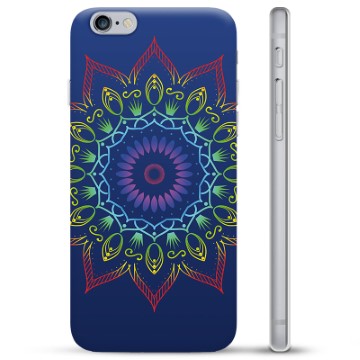 Capa de TPU para iPhone 6 Plus / 6S Plus  - Mandala Colorida