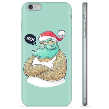 Capa de TPU para iPhone 6 / 6S  - Pai Natal Moderno