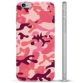 Capa de TPU para iPhone 6 / 6S  - Camuflagem Rosa